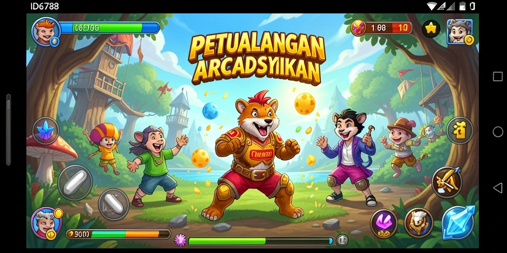 Tampilan gameplay seru dari ID6788 dengan berbagai level menantang.