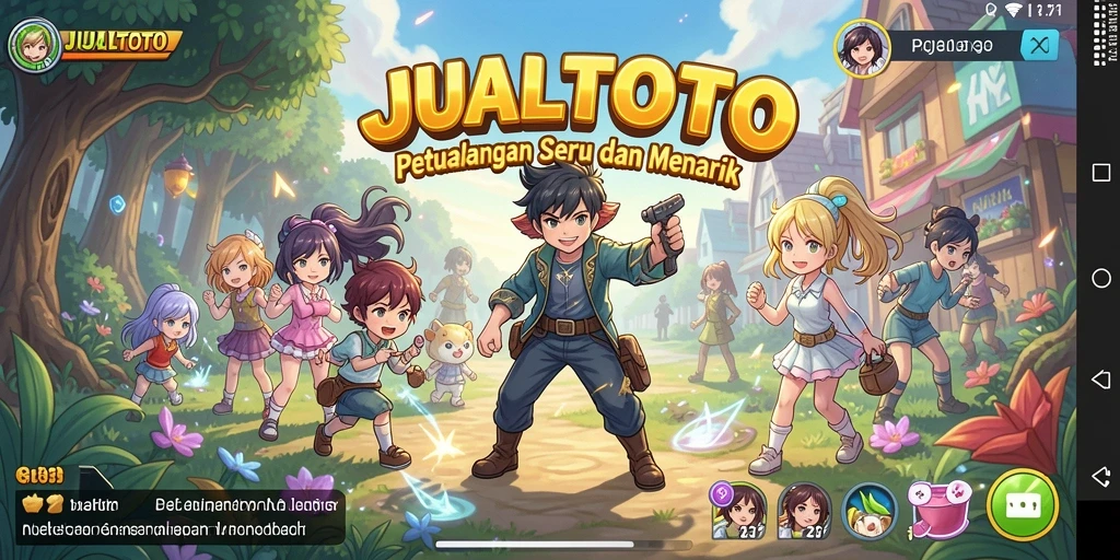 Screenshot JUALTOTO menunjukkan karakter Anime yang penuh aksi.