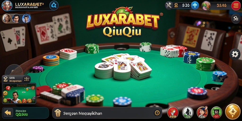 Screenshot gameplay QiuQiu LUXARABET yang menarik dan seru.