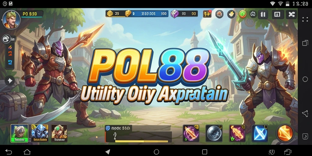 Tampilan screenshot menunjukkan antarmuka aplikasi POL88 yang mudah digunakan.