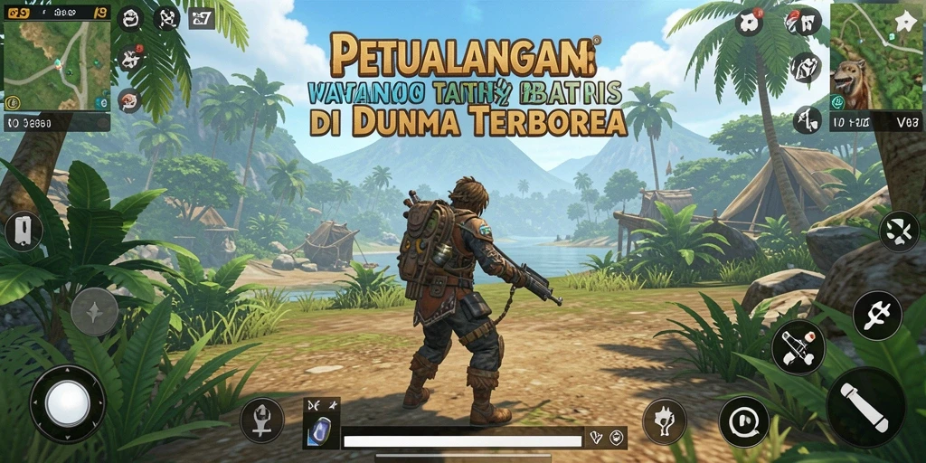 Gameplay V87 menampilkan petualangan menakjubkan di dunia terbuka.